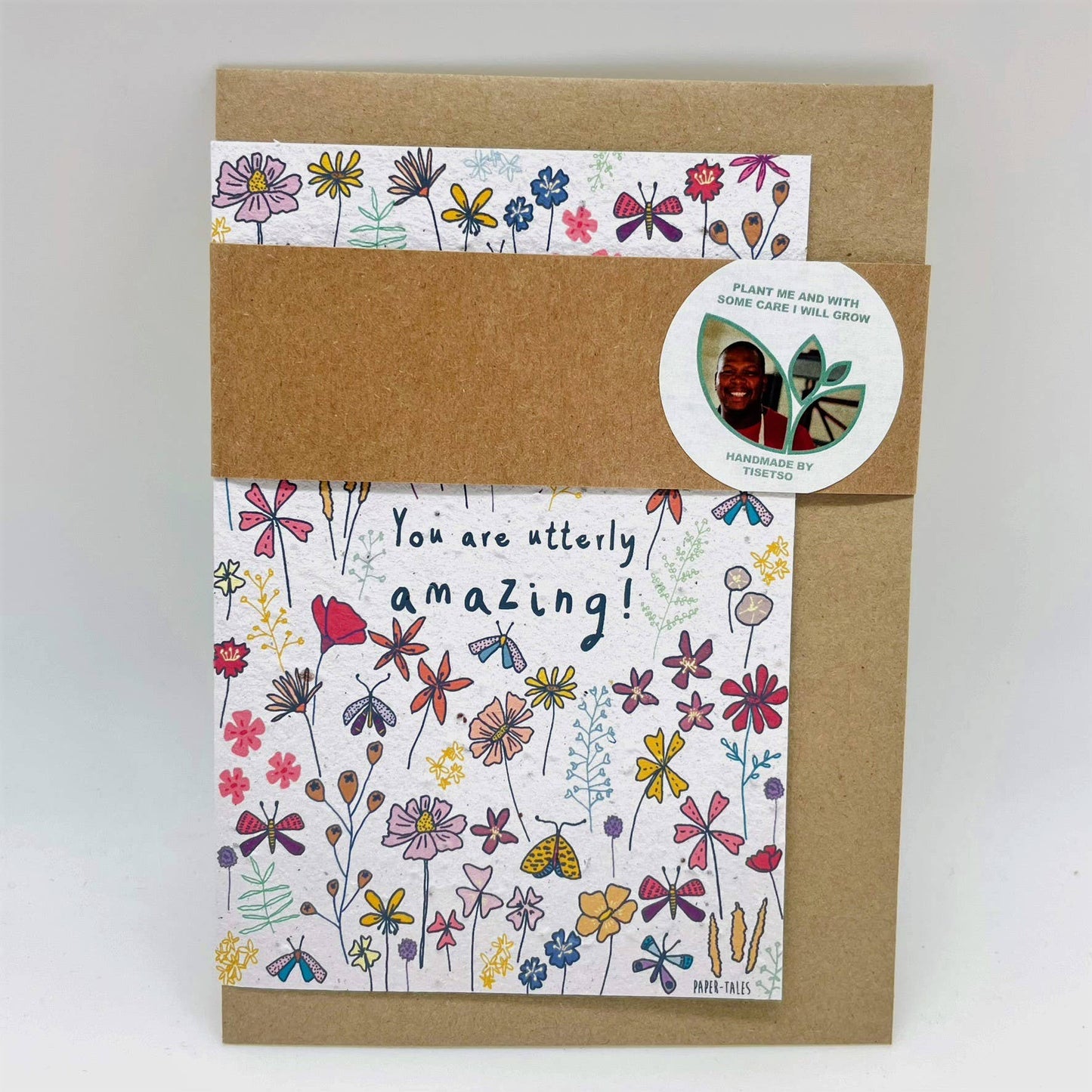 Growing Paper greeting card - Utterly Amazing: Paper Band