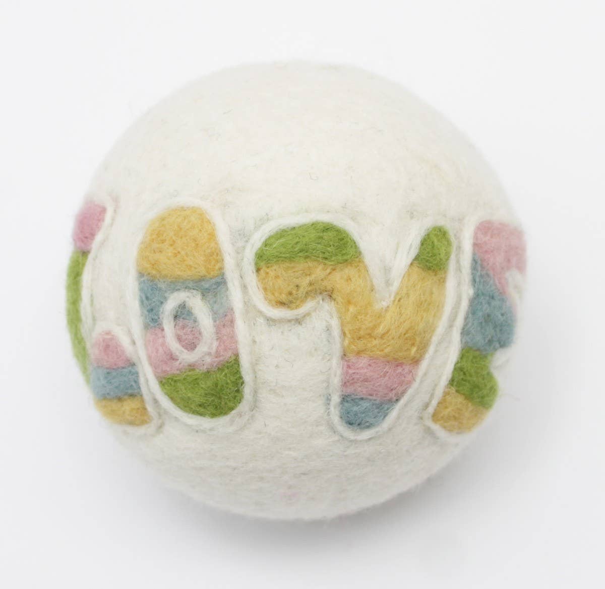 LOVE - Eco Wool Dryer Balls - Fair-Trade: Reggae