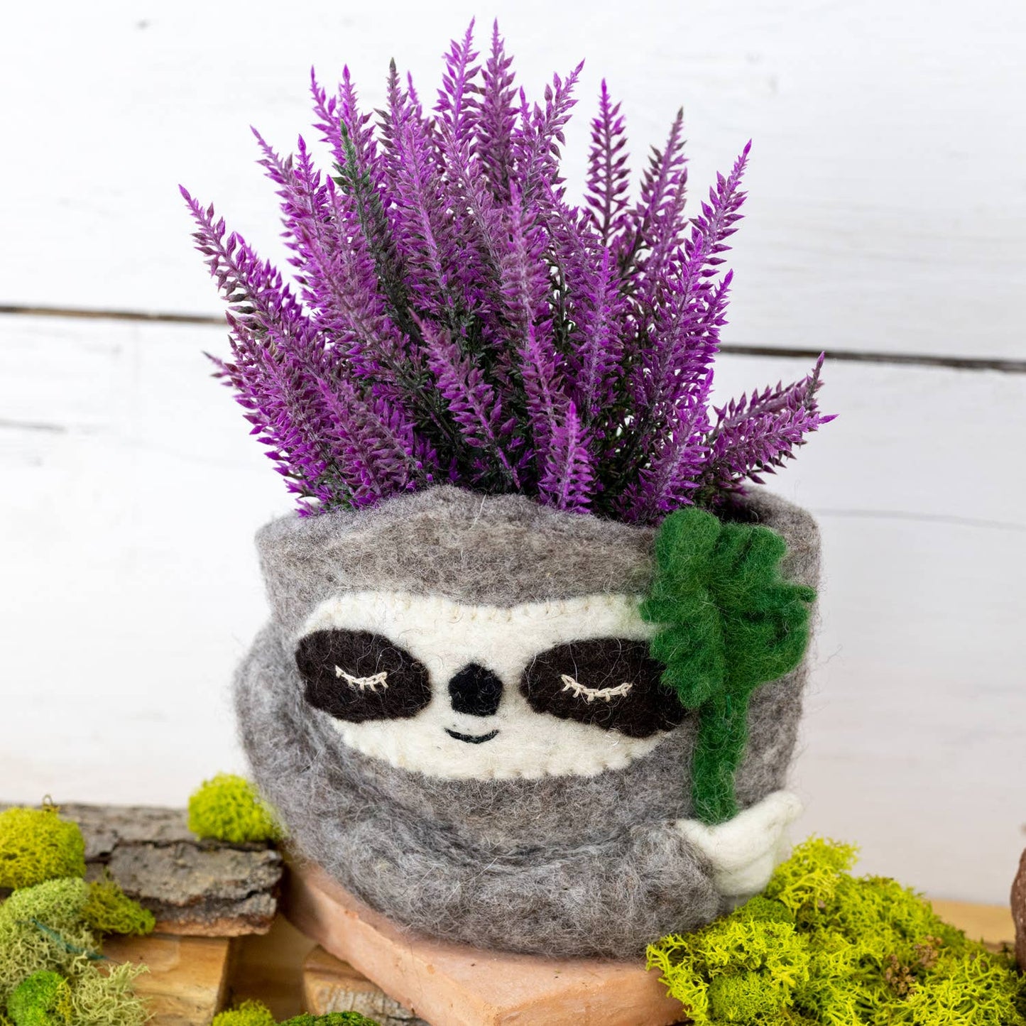 Sloth Felt Pot