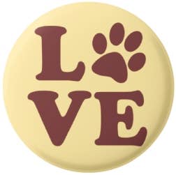 Button - Love Paw