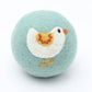 Birds - Eco Wool Dryer Balls - Fair-Trade: Yellow Chick