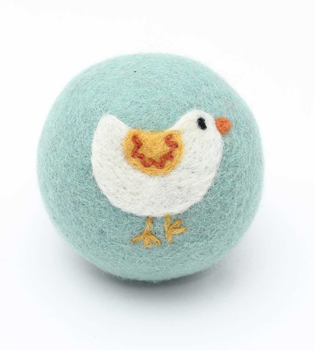 Birds - Eco Wool Dryer Balls - Fair-Trade: Yellow Chick