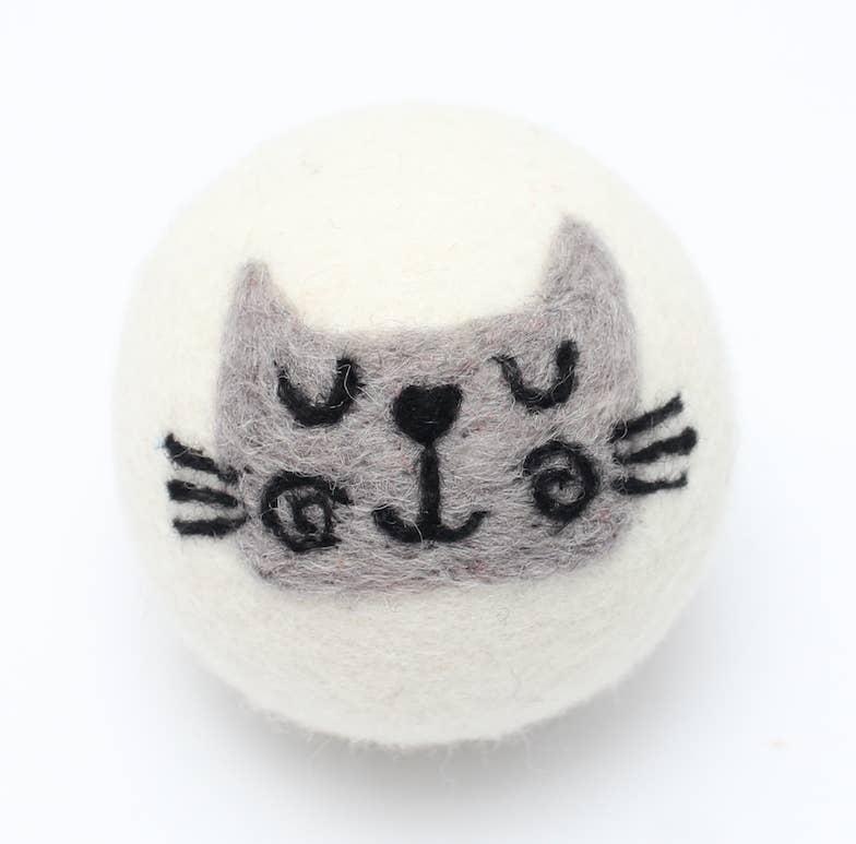 Cats - Eco Wool Dryer Balls - Fair-Trade: Calico Cat