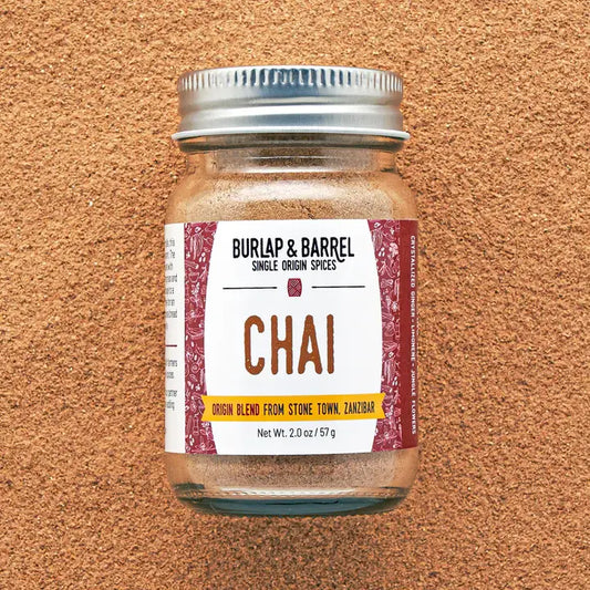 Chai - Single Origin Spice Blend: 2.0 oz glass jar