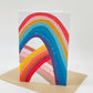 Growing Paper greeting card - Rainbow: Paper Band