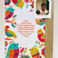 Growing Paper greeting card - Birthday Birds: Paper Band