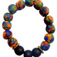 Vibrant Essence: African Beaded Bracelet