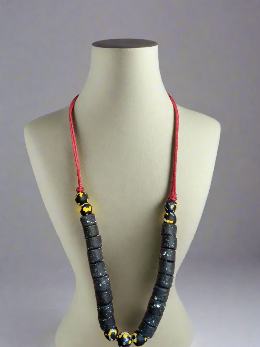 Adjustable Handmade Beaded Necklace