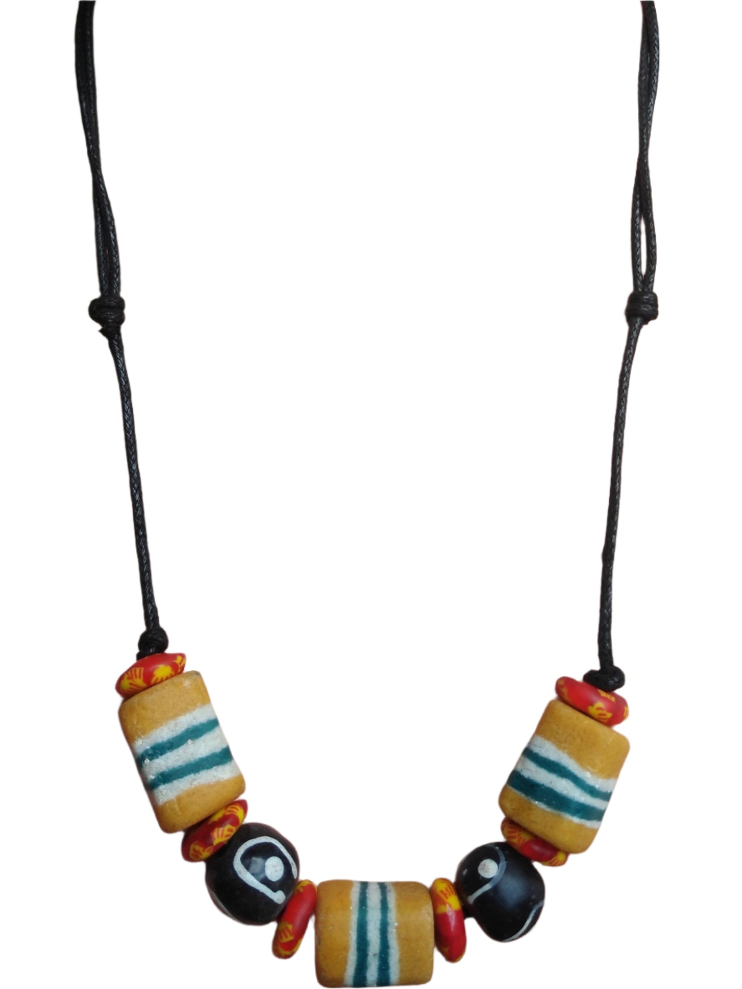 Tribal Stripe Adjustable Necklace