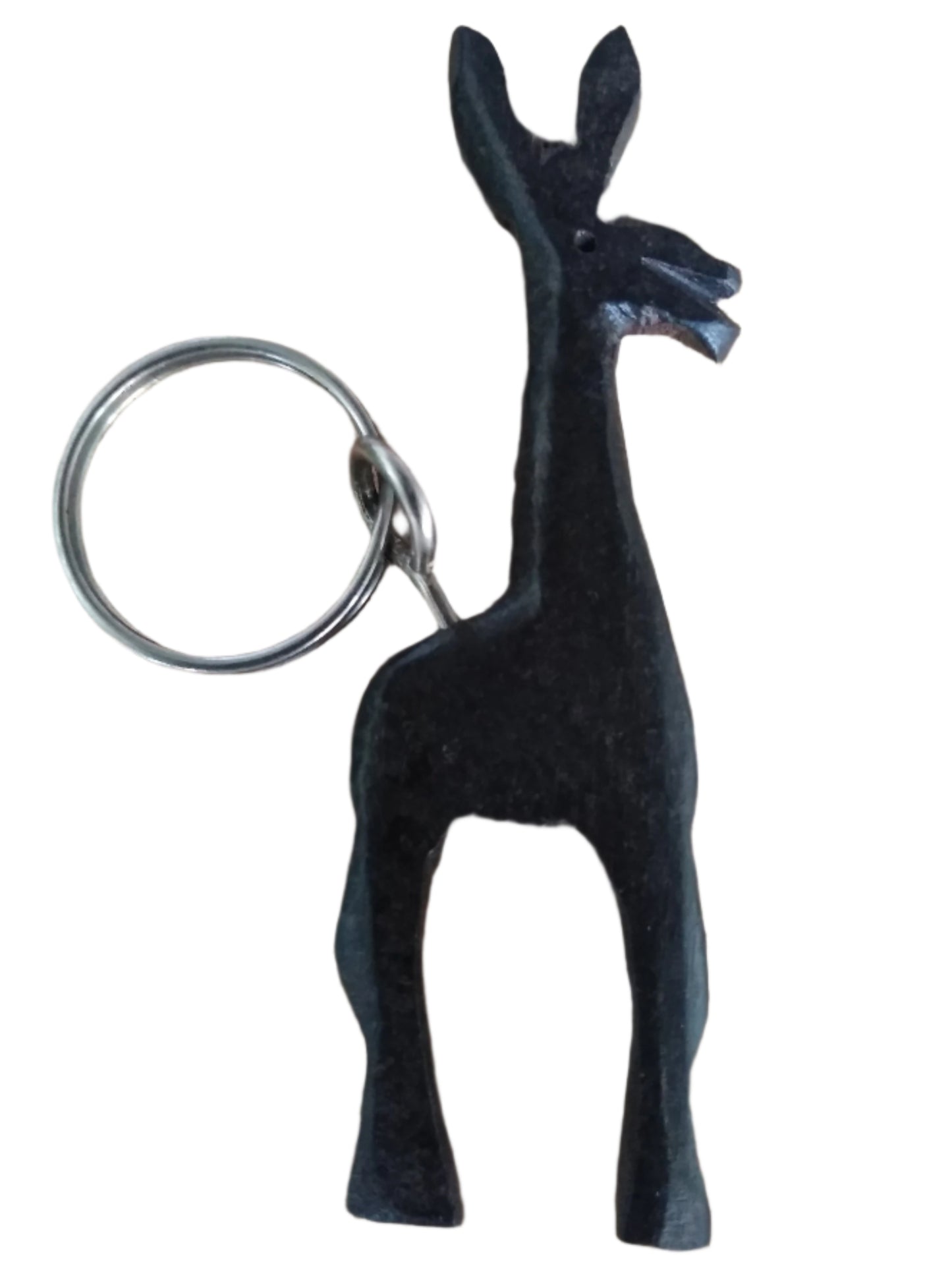 Donkey Wooden Keychain