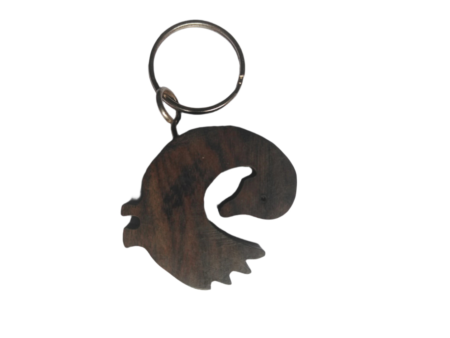 Sankofa Wooden Keychain