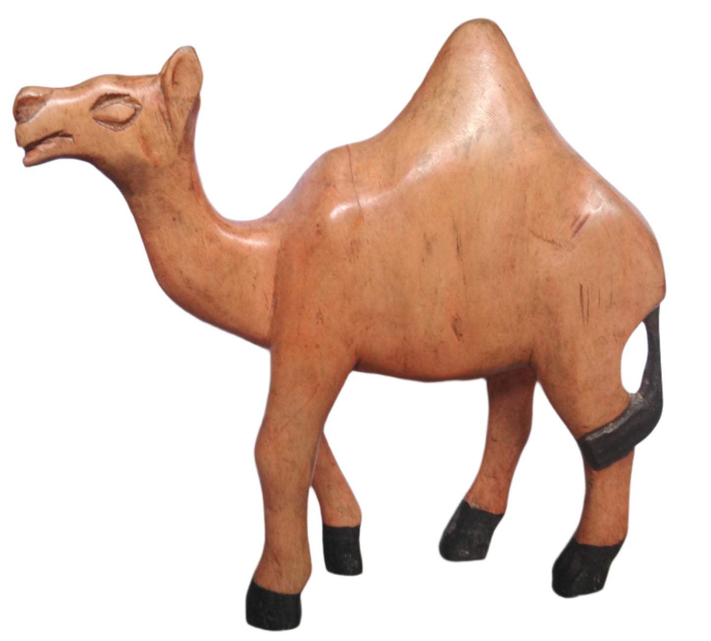 Wooden Camel Sculpture