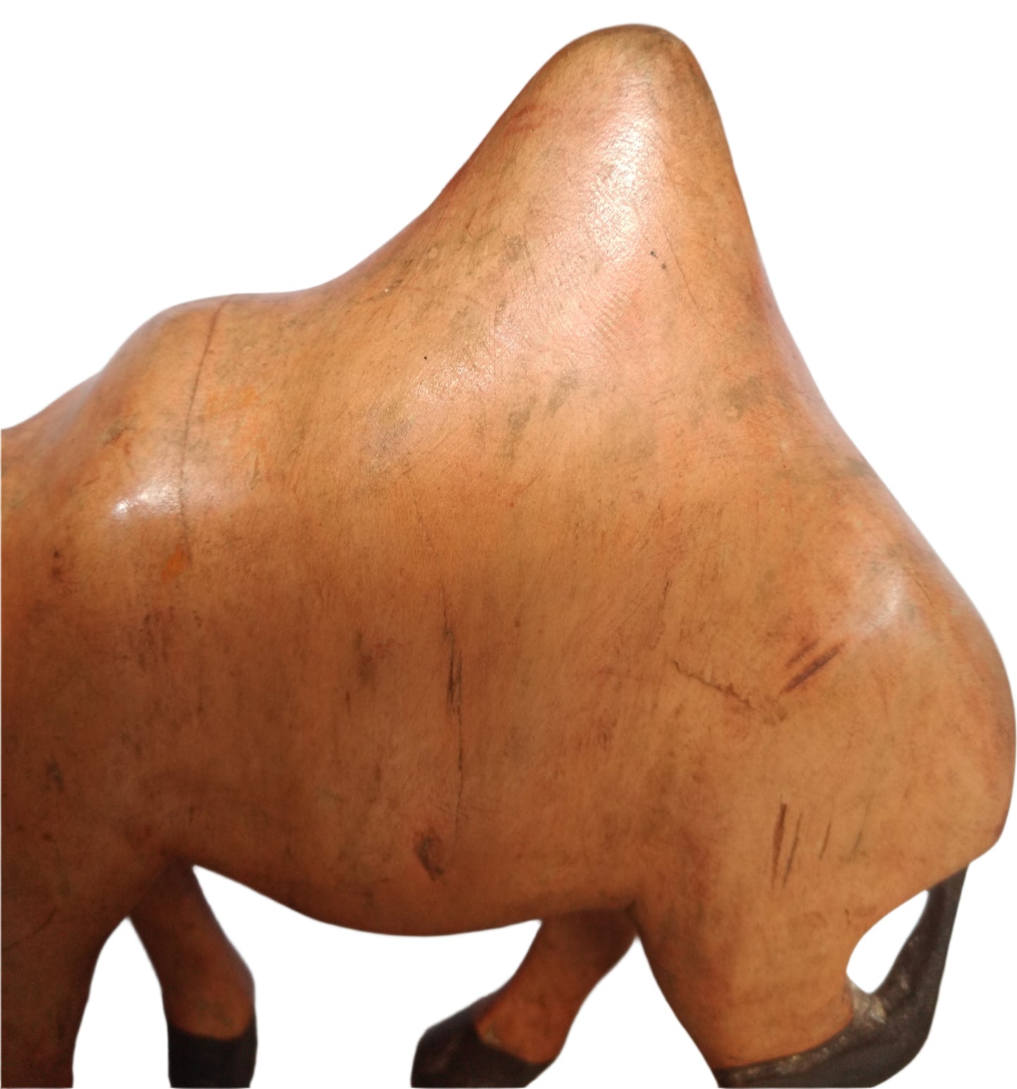 Wooden Camel Sculpture