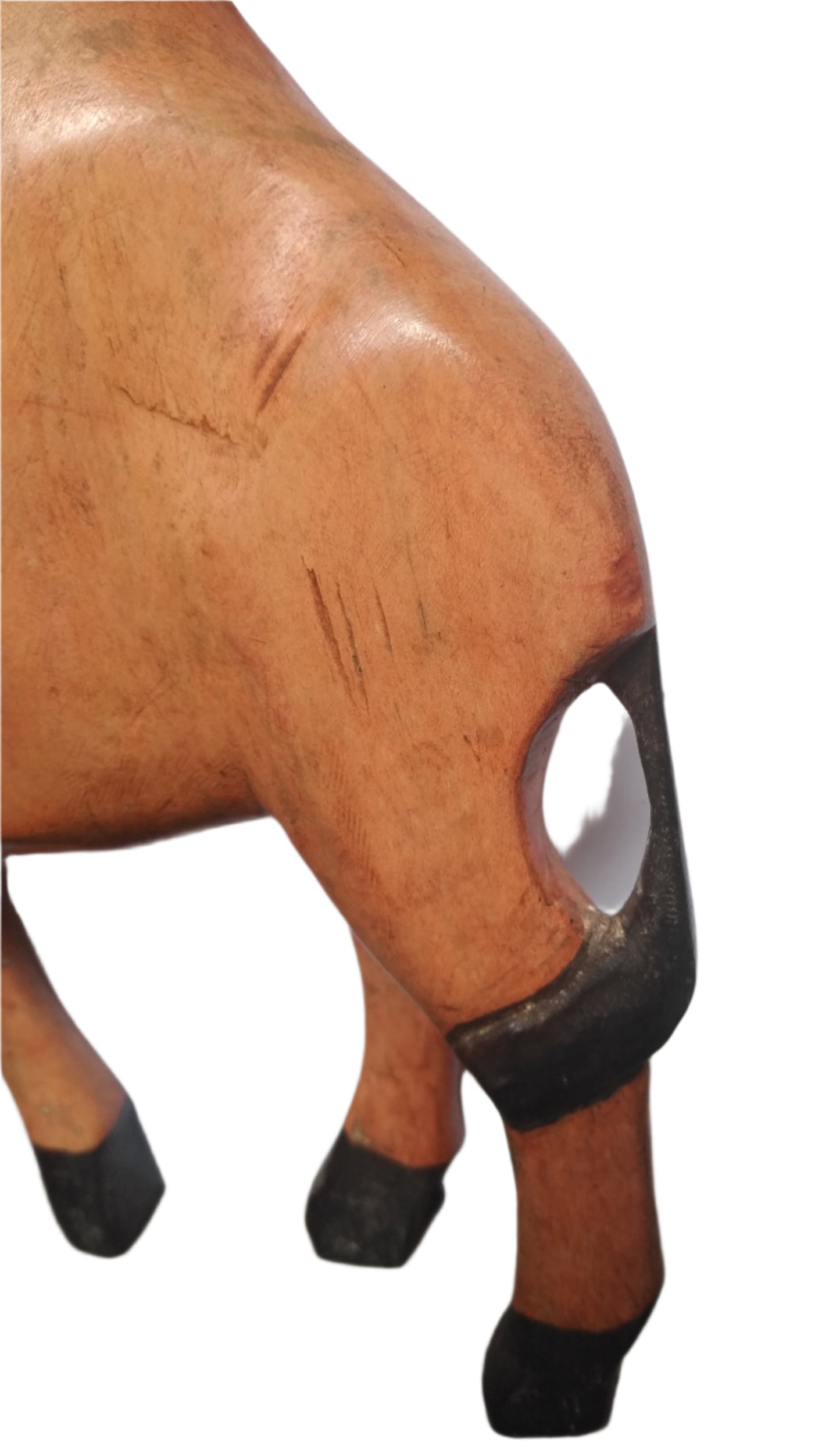 Wooden Camel Sculpture