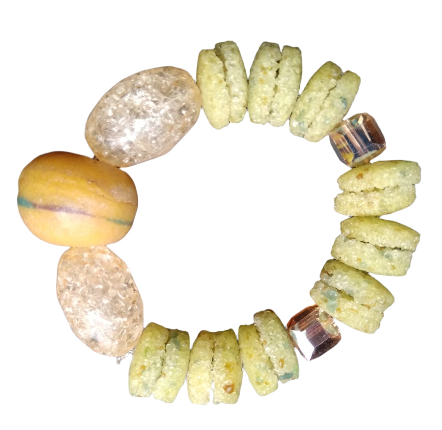 Earth Essence Textured Bead Bracelet