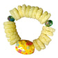 Sunburst Glow Textured Bead Bracelet