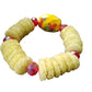 Lemon Drop Textured Bead Bracelet