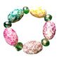 Garden Mosaic Oval Bead Bracelet