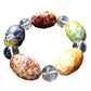 Garden Mosaic Oval Bead Bracelet