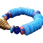 Ocean Treasure Krobo Bead Bracelet