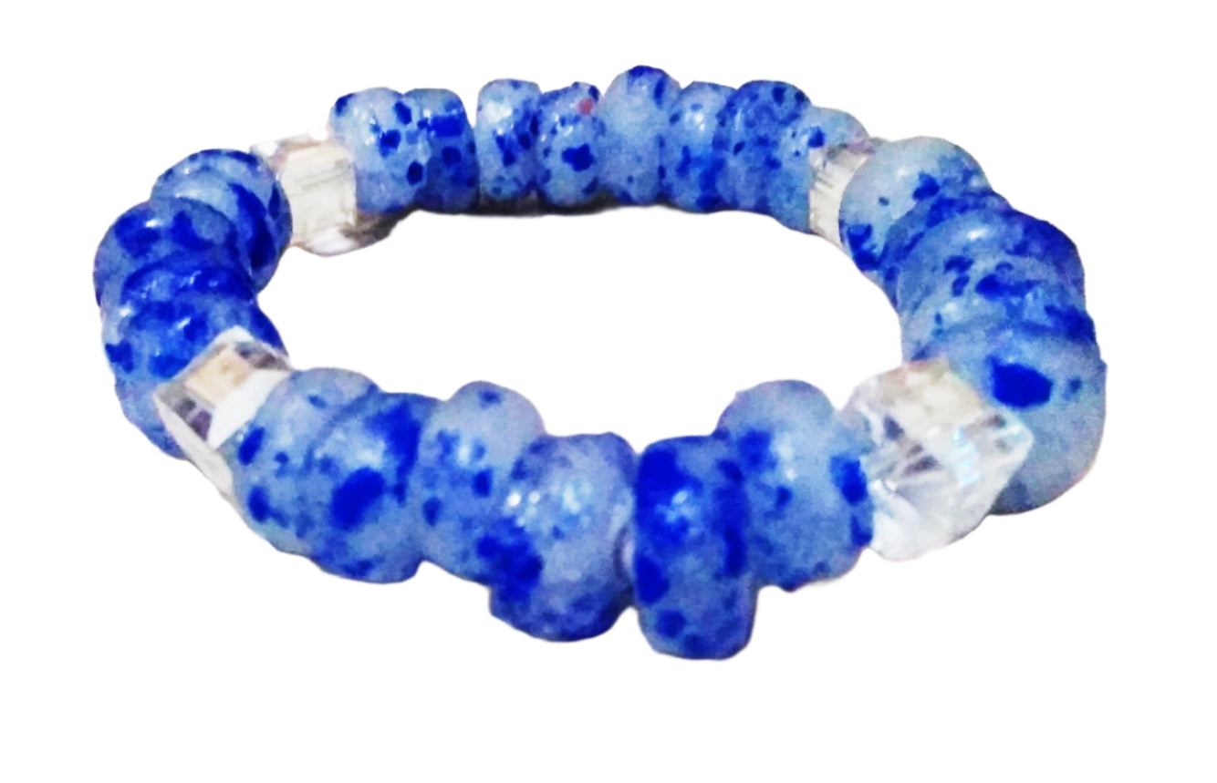 Ocean Mist Speckled Bead Bracelet