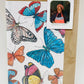 Growing Paper greeting card - Butterfly Print: Paper Band