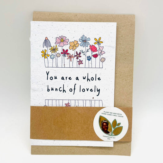 Growing Paper greeting card - Lovely: Paper Band