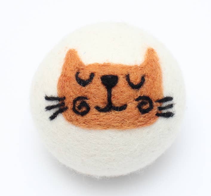 Cats - Eco Wool Dryer Balls - Fair-Trade: Calico Cat