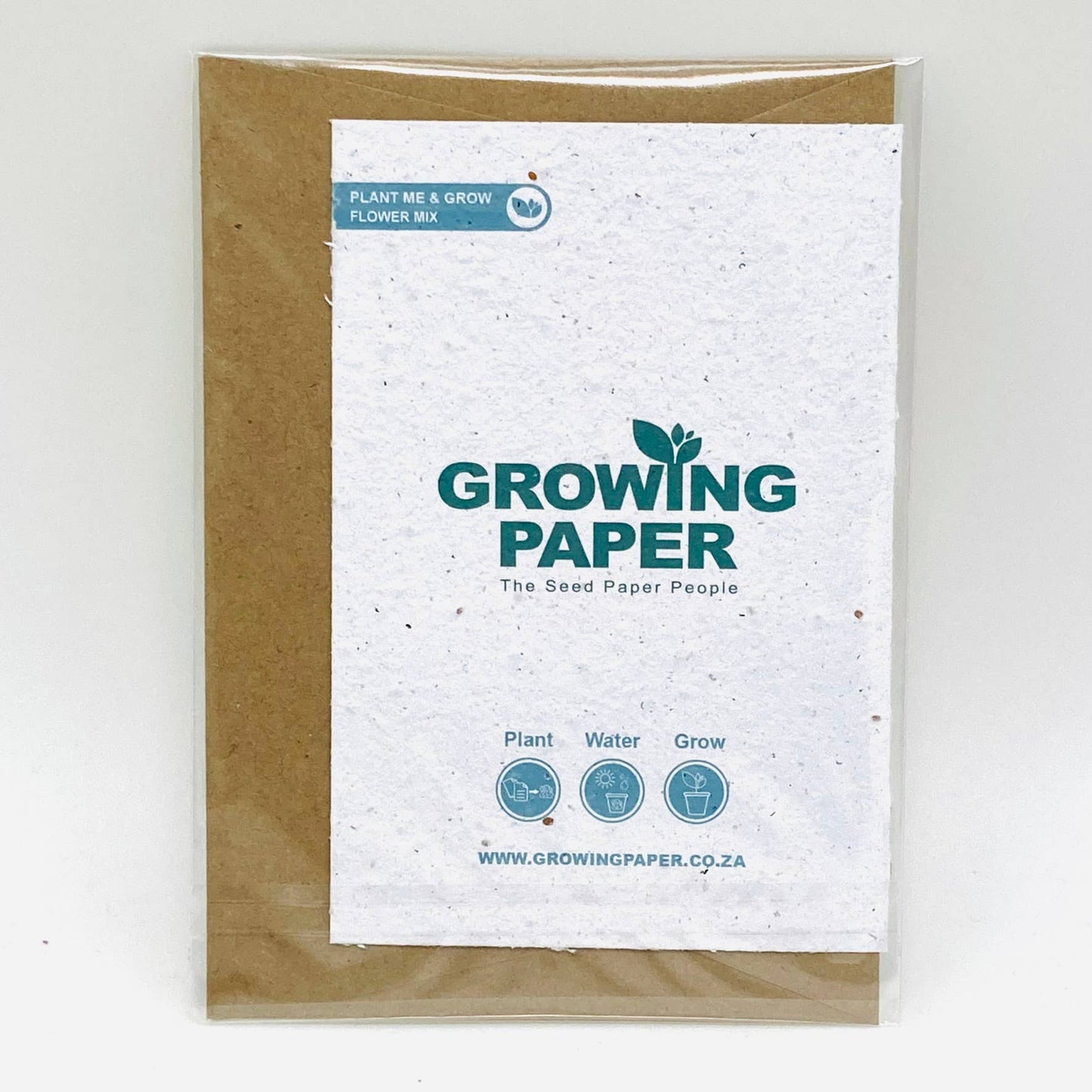 Growing Paper greeting card - Gardening: Paper Band