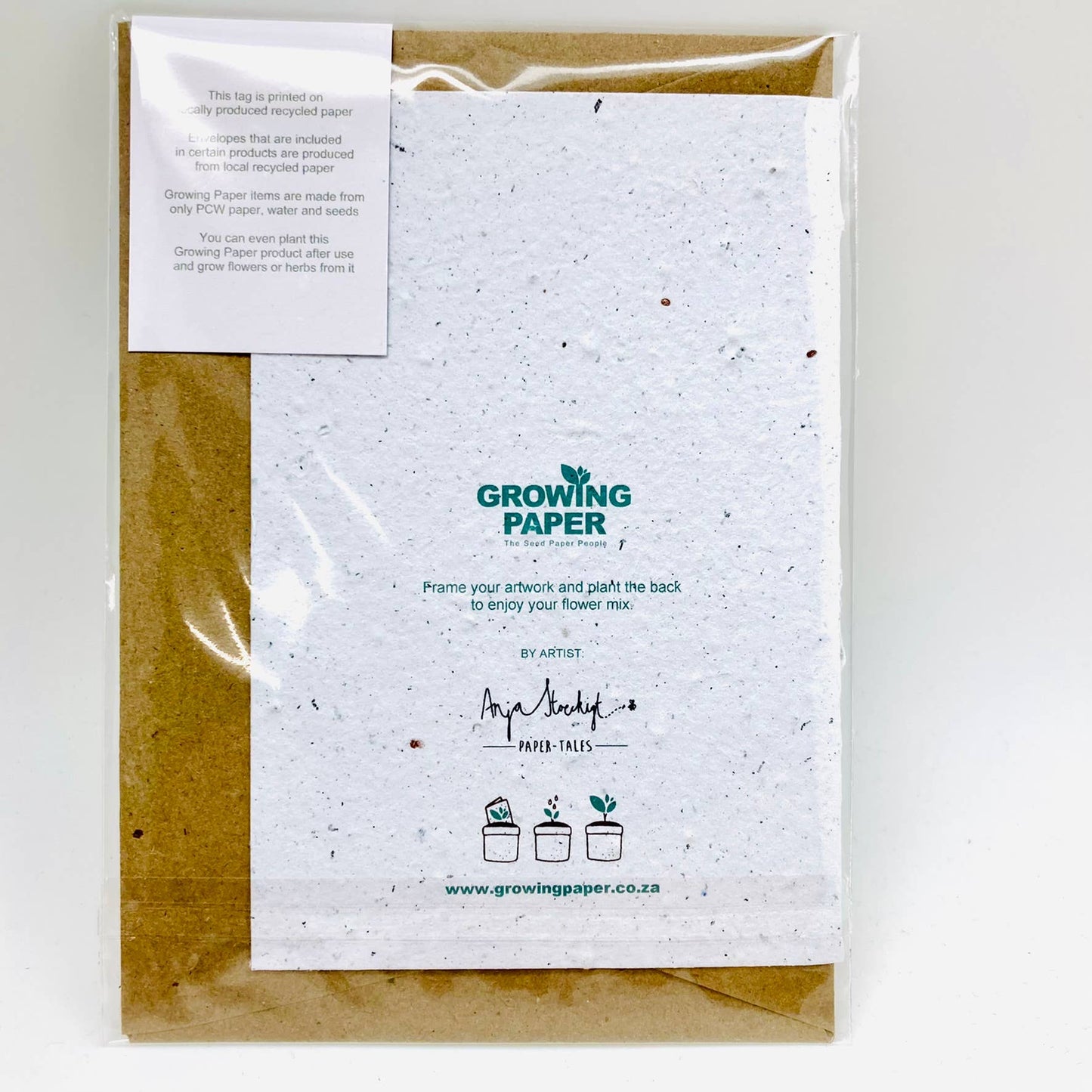 Growing Paper greeting card - Utterly Amazing: Paper Band