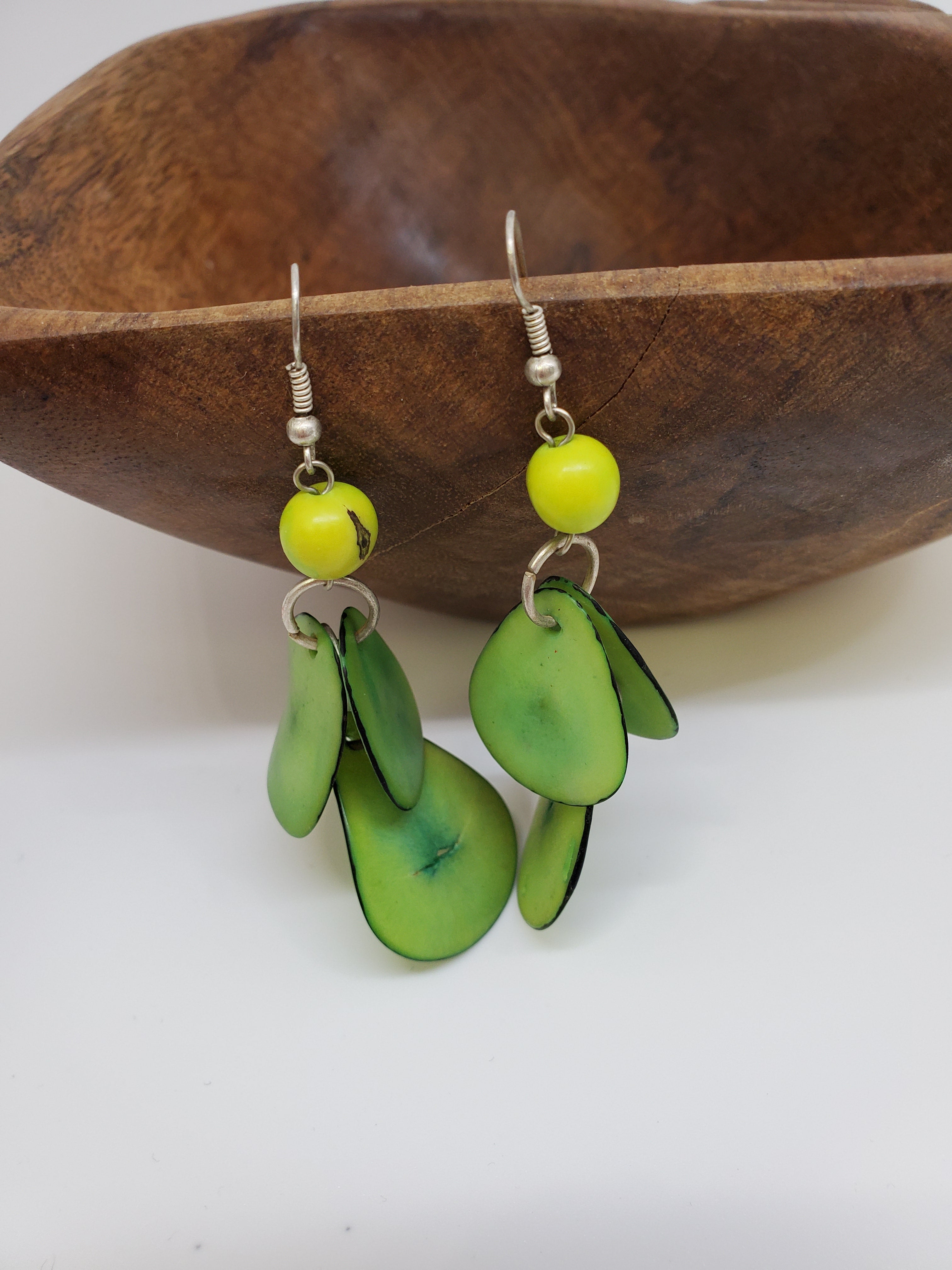 Tagua sale nut earrings