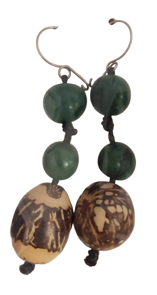 Three Seed Earrings