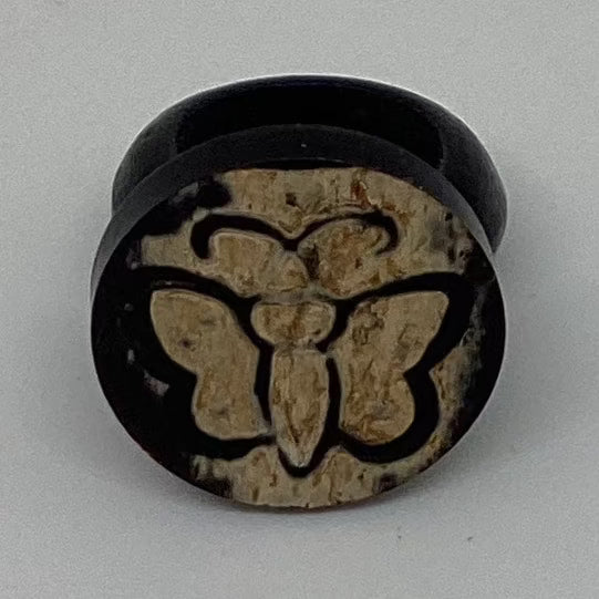Wooden butterfly ring